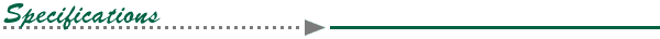 SPECIFICATIONS